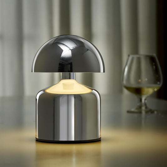 Lámpara mini de mesa tipo hongo. Recargable.