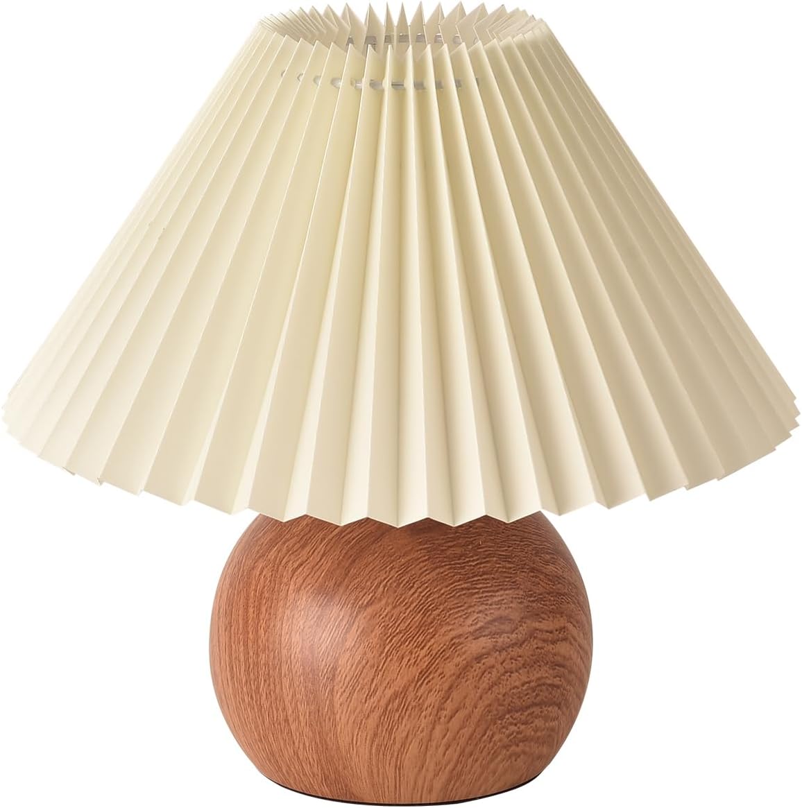 Lámpara de Mesa Bohemia - Pantalla Plisada.